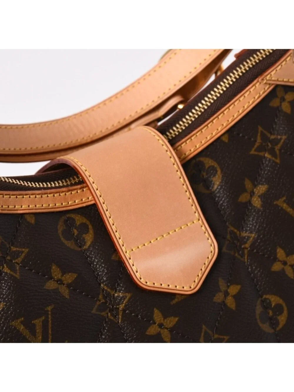 Louis Vuitton Monogram City Bag GM Bag Gold